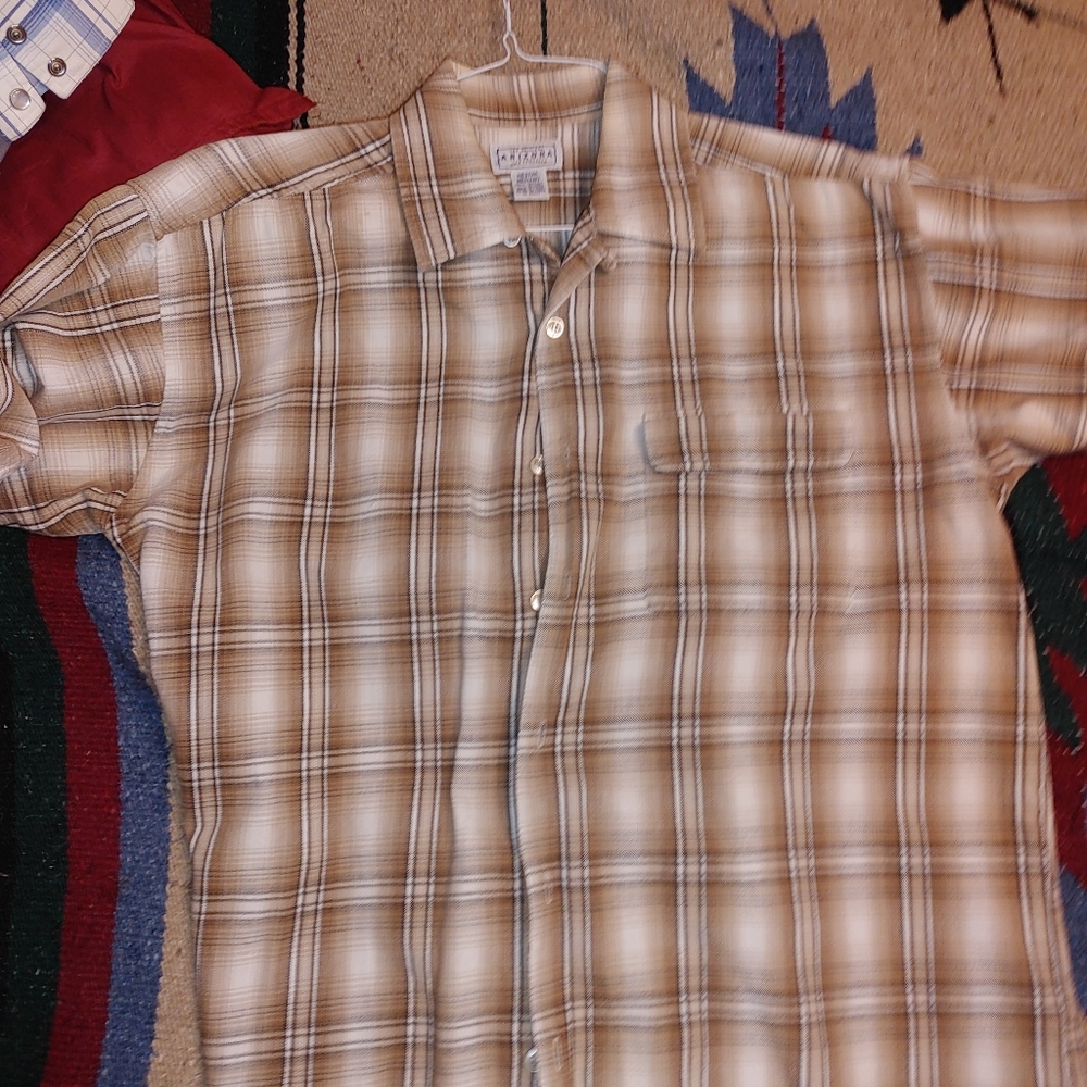 Brown Plaid Rancher Shirt